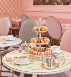 Mother's Day ideas | Macarons on a tiered stand at Ladurée Mother's Day ideas | Macarons on a tiered stand at Ladurée