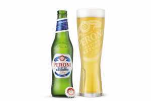 Summer drinks | Peroni Nastro Azzurro bottle with a glass Summer drinks | Peroni Nastro Azzurro bottle with a glass