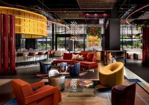 The Living Room at the W Toronto hotel in Yorkville The Living Room at the W Toronto hotel in Yorkville