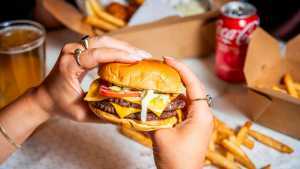 Queen's Cross Food Hall | A smash burger from Swanky Burger Queen's Cross Food Hall | A smash burger from Swanky Burger