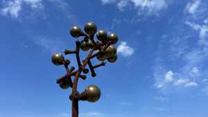 An art piece at 13th Street Winery, Niagara An art piece at 13th Street Winery, Niagara