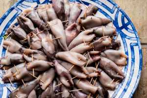 Anna Tasca Lanza Cooking School, Sicily | Cleaning squid is part of the cooking class at Anna Tasca Lanza Cooking School Anna Tasca Lanza Cooking School, Sicily | Cleaning squid is part of the cooking class at Anna Tasca Lanza Cooking School