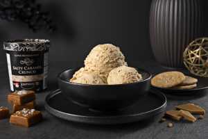 Chapman’s Salty Caramel Crunch ice cream took first place at the International Ice Cream Consortium conference