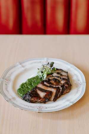 Ayla Upstairs | The Iberico Char Siu comes with a cassareep glaze Ayla Upstairs | The Iberico Char Siu comes with a cassareep glaze