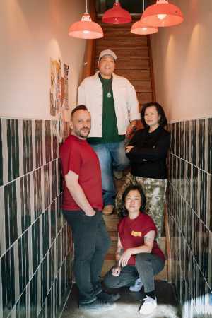 Ayla Upstairs | Co-owners Danvee Kwok, Kevin Shawcross, Ivy Lam and Craig Wong Ayla Upstairs | Co-owners Danvee Kwok, Kevin Shawcross, Ivy Lam and Craig Wong