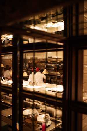 Linny's | The view through the kitchen window at Linny's on Ossington Linny's | The view through the kitchen window at Linny's on Ossington