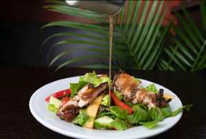 ByBlacks Restaurant Week | Jerk salad at Scotthill Caribbean Cuisine