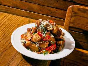 Fried Crushed Potatoes at Fat Pasha Fried Crushed Potatoes at Fat Pasha