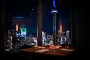 Oliver & Bonacini gift cards | The view from Aera, 38 stories up at The Well Oliver & Bonacini gift cards | The view from Aera, 38 stories up at The Well