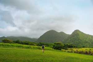 Relax in St. Kitts | A landscape of mountains in St. Kitts