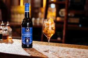 Harveys Bristol Cream Sherry | A Harveys Spritz cocktail made with Harveys Bristol Cream Sherry Harveys Bristol Cream Sherry | A Harveys Spritz cocktail made with Harveys Bristol Cream Sherry