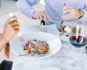 Trius Winery | A plate of food from Trius Winery Restaurant on the patio