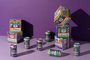 iOTA non-alcoholic beer | Boxes and cans of iOTA non-alcoholic beer lineup from Phillips Brewing
