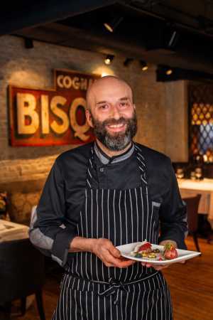 George Restaurant | Executive chef Lorenzo Loseto poses inside George Restaurant