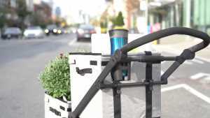 A VOOMcart full of groceries