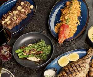 A spread of dishes at Lyla Toronto