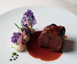 A meat dish at Don Alfonso 1890