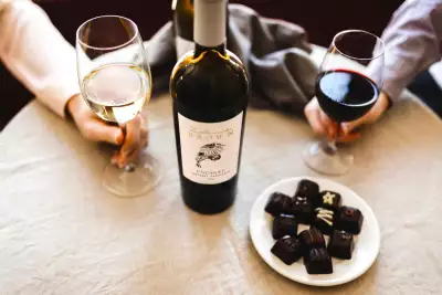 Z. Alexander Brown Uncaged Cabernet Sauvignon and chocolate