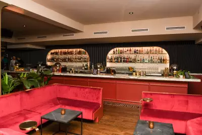 Best new Toronto restaurants | Plush red seating inside Parc Ave
