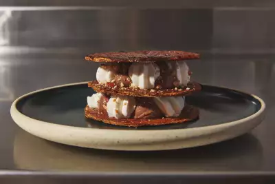 Alder restaurant review: Dark chocolate mille-feuille at Alder