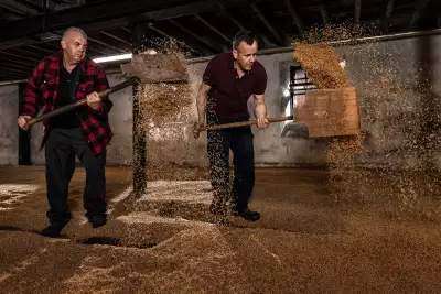 Highland Park hand turns their maltings