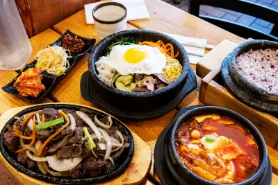 Korean restaurants Toronto | Bibimbap and other dishes at Buk Chang Dong Soon Tofu