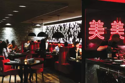 Best restaurants in Toronto | Inside the neon-lit dining room at MIMI Chinese