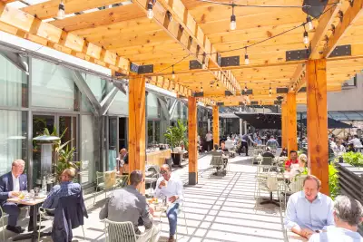 Happy hours in Toronto | The patio at Jump