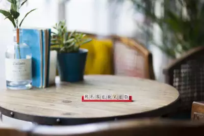 Best cocktail bars in Toronto | A cute reserved sign at Famous Last Words