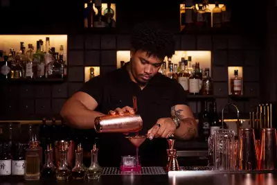 Baijiu in Toronto | Bitter Melon&rsquo;s Daniel Desir making a cocktail