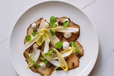 Contrada restaurant in Toronto | Tuna carpaccio
