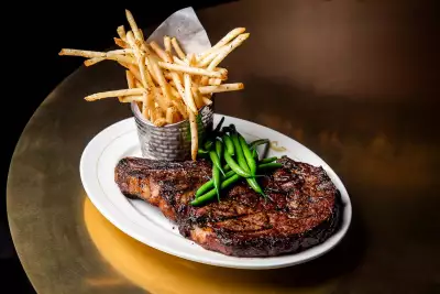 La Plume Toronto | Steak Frites at La Plume in The Well