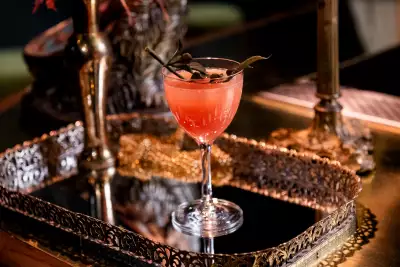 La Plume Toronto | A cocktail at La Plume in The Well