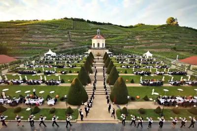 Saxony, Germany | Schloss Wackerbarth's Midsummer Nights Ball