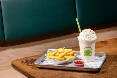 Shake Shack Toronto | Fries and a milkshake at Shake Shack Toronto
