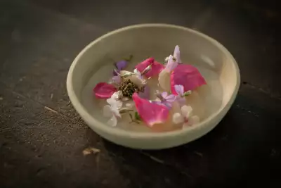 Indigenous food experiences in Canada | A raw scallop dish at Naagan in Owen Sound, Ontario