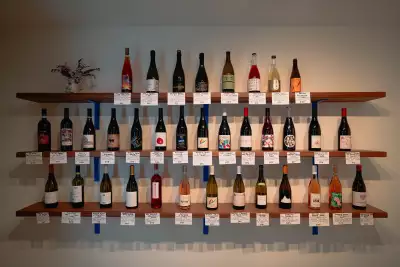 Toronto bottle shops and alcohol stores | The Deep End, a wine shop, inside Doc's Green Door Lounge