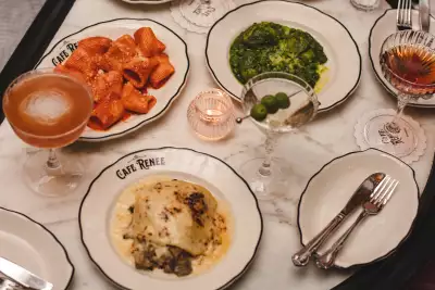 Cafe Renée, Toronto | A spread of dishes at Cafe Renée