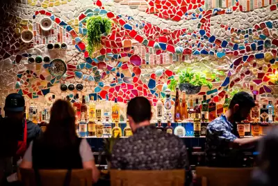 New restaurants Toronto | The intricate mosaic at Ceci Bar
