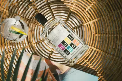 Mailroom Premium Vodka lying on a table