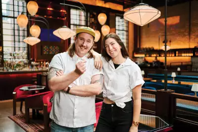 Civil Works co-owner Nick Kennedy and bar manager &Eacute;lise Hanson