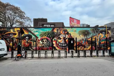 New restaurants in Toronto | A wall mural outside Blanco Cantina in Toronto
