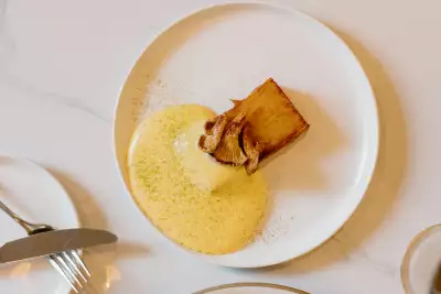 Potato pav&eacute; at Henry's Restaurant in Toronto