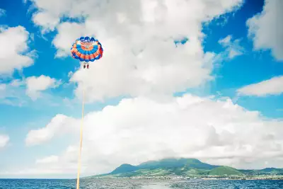 Parasailing in St. Kitts