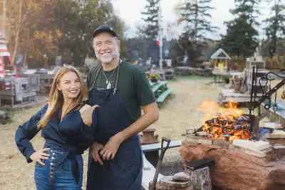 Outdoor dining experiences in Canada | Chef Michael Smith and Chastity Smith at The Fireworks Feast in Souris, P.E.I.