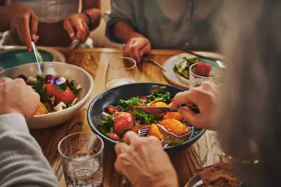 Outdoor dining experiences in Canada | A spread of dishes at Les Cocagnes in Frelighsburg, Q.C.