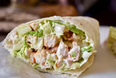 Chicken caesar salad wrap Toronto