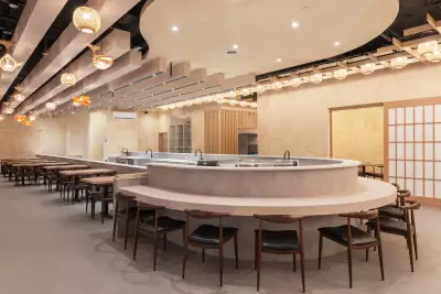 Best new Toronto restaurants | Seating inside Ju-Raku