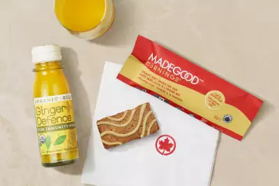 Air Canada snacks and drinks