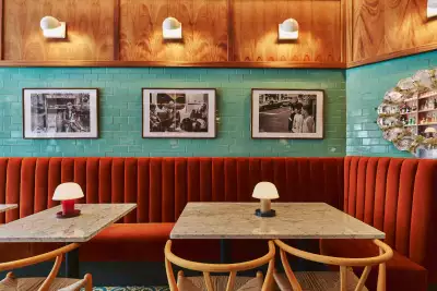 Best new Italian restaurants in Toronto | Banquettes inside Proper in Roncesvalles